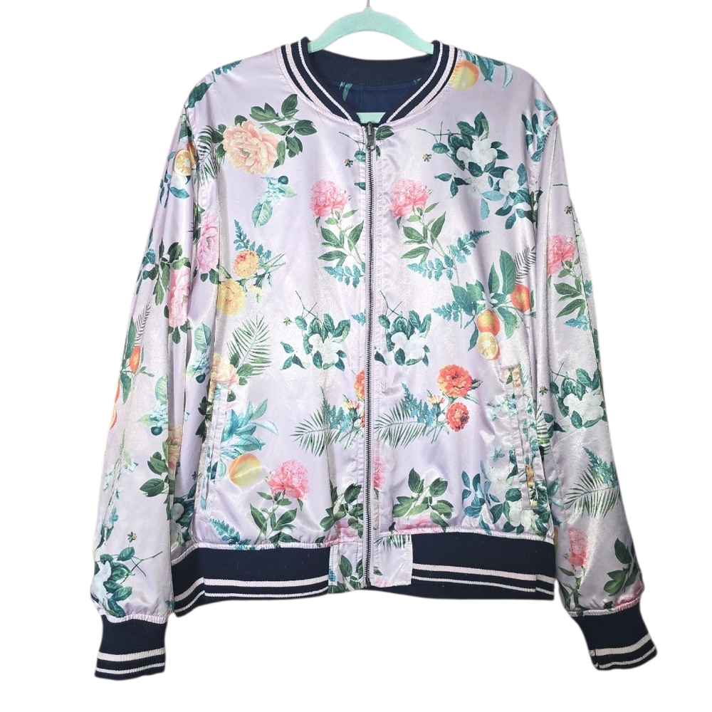 American Eagle Parrot Fruit Reversible Jacket XXL - Picture 2 of 8
